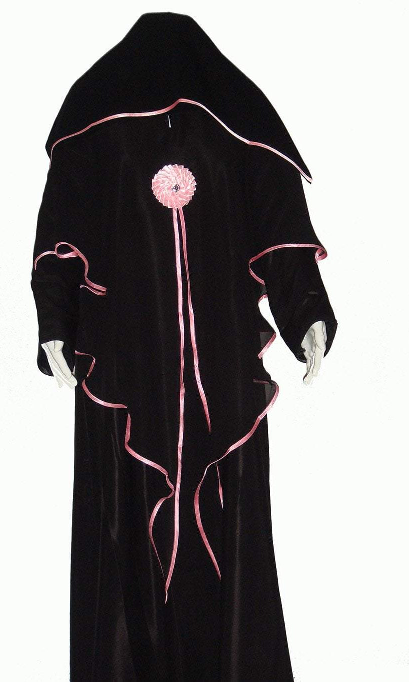 Pink Floral Abaya Kabayare
