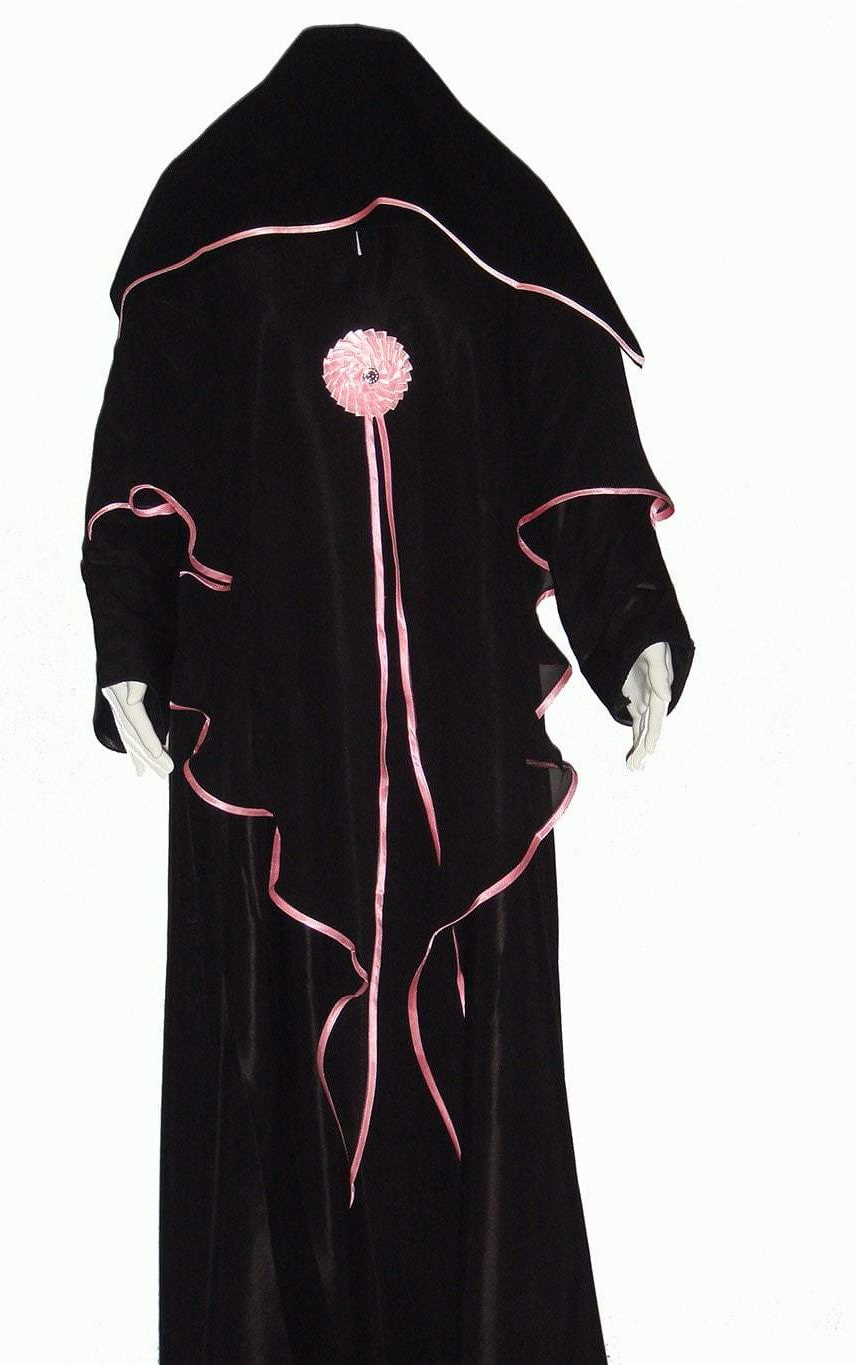 Pink Floral Abaya Kabayare