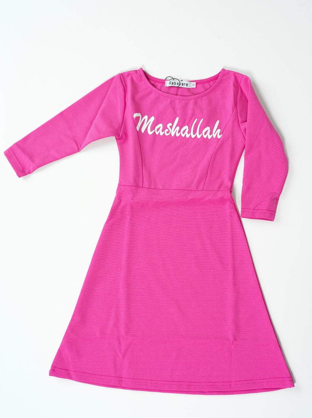 Pink Mashallah Kids Dress Kabayare