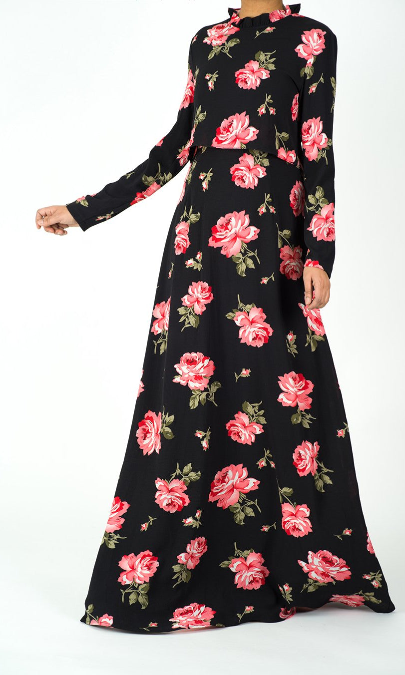 Pink Melrose Maxi dress Kabayare
