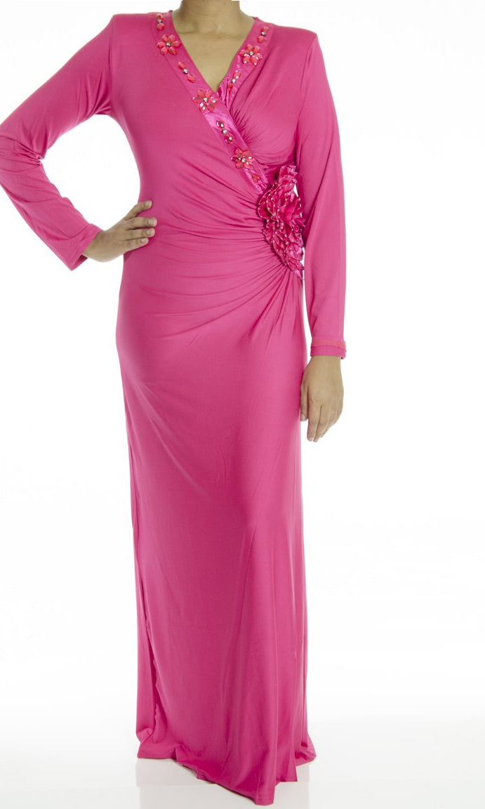 Pink Rose Gemstone dress Kabayare