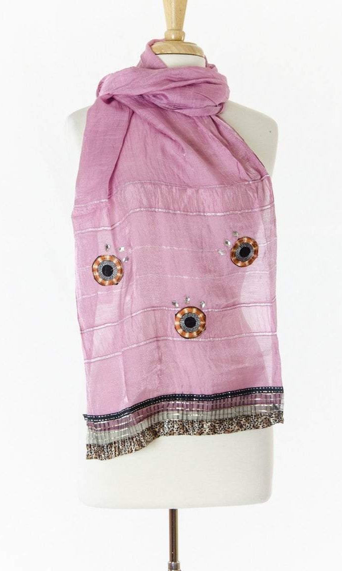 Pink Tribal Scarf Kabayare