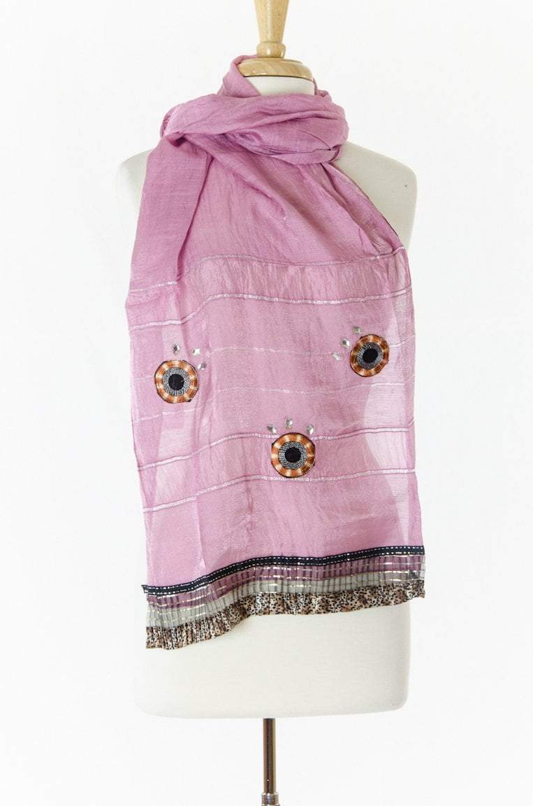 Pink Tribal Scarf Kabayare