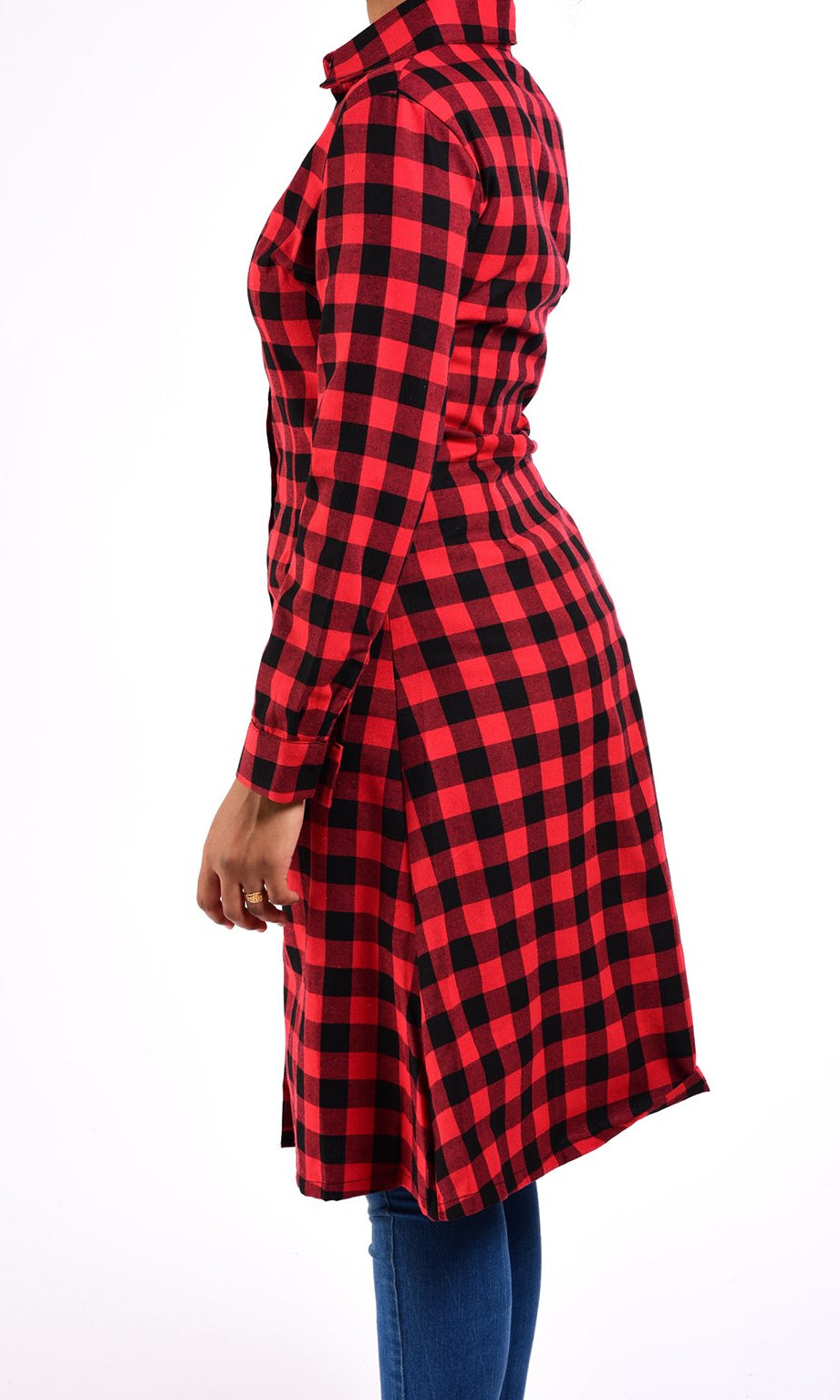 plaid tunic top Kabayare
