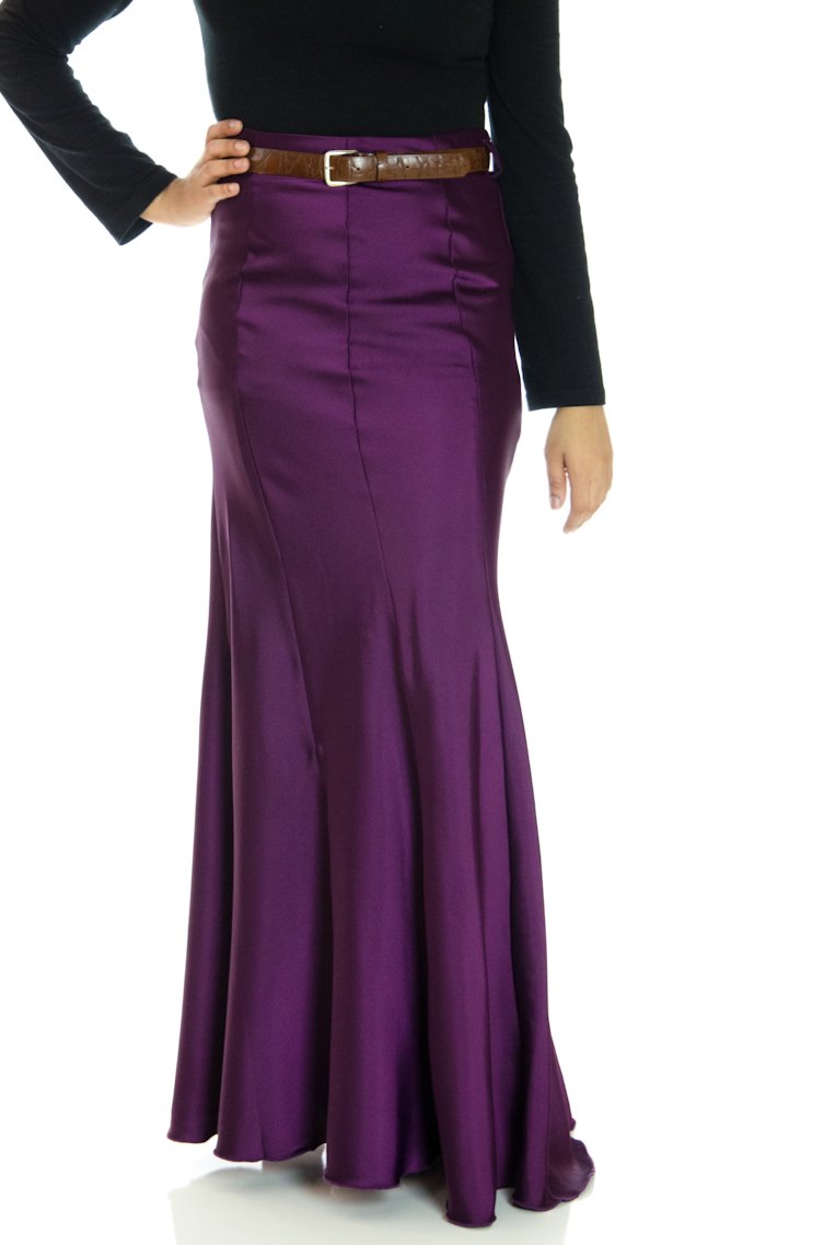 Plum Euro Style Skirt Kabayare