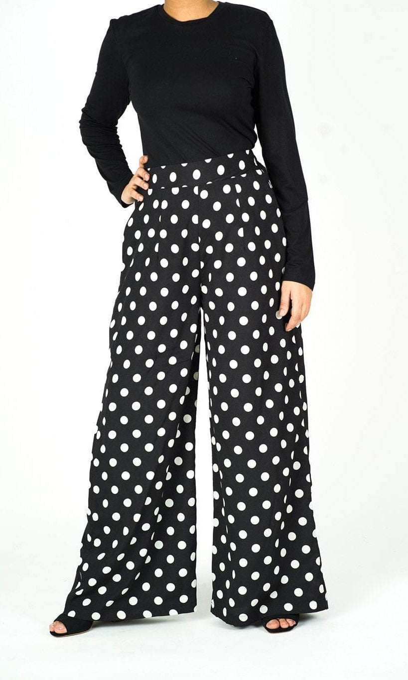 Polka dots PALAZZO PANTS Kabayare