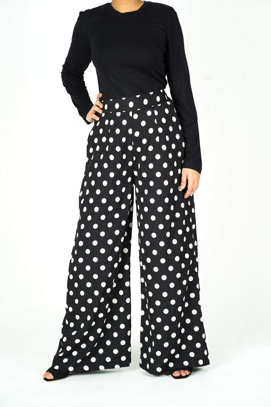 Polka dots PALAZZO PANTS Kabayare