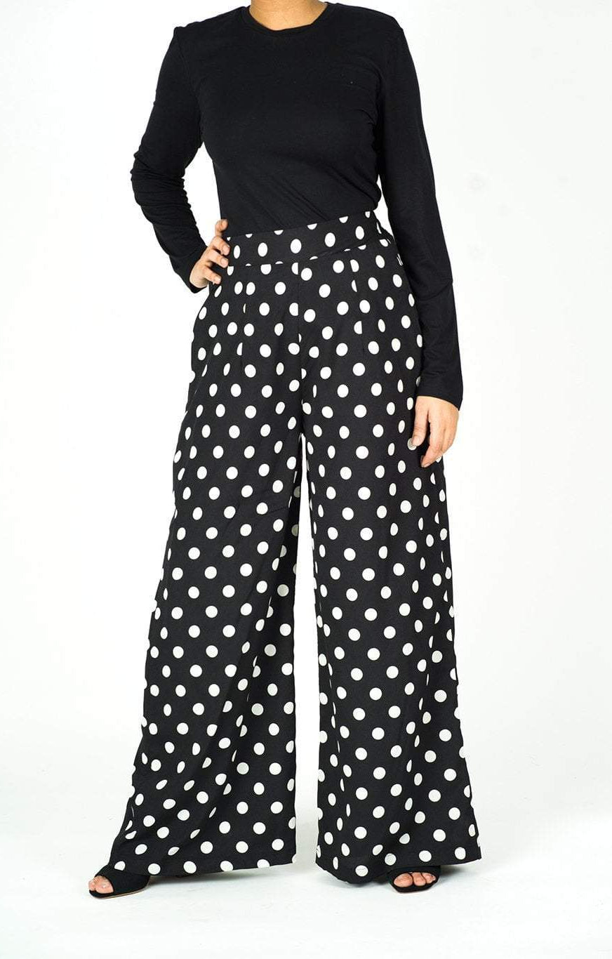 Polka dots PALAZZO PANTS Kabayare