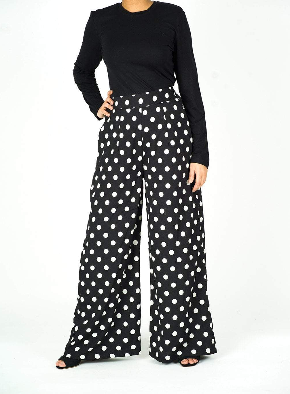 Polka dots PALAZZO PANTS Kabayare