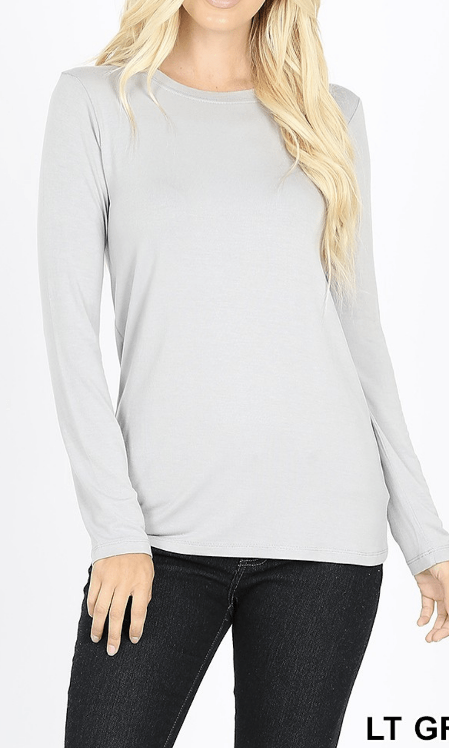 PREMIUM RAYON LONG SLEEVE ROUND NECK TEE Kabayare