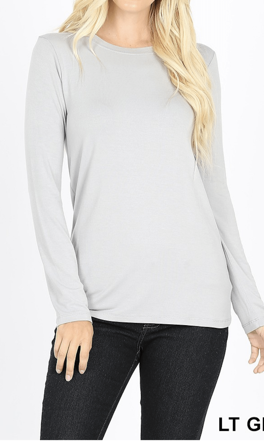 PREMIUM RAYON LONG SLEEVE ROUND NECK TEE Kabayare