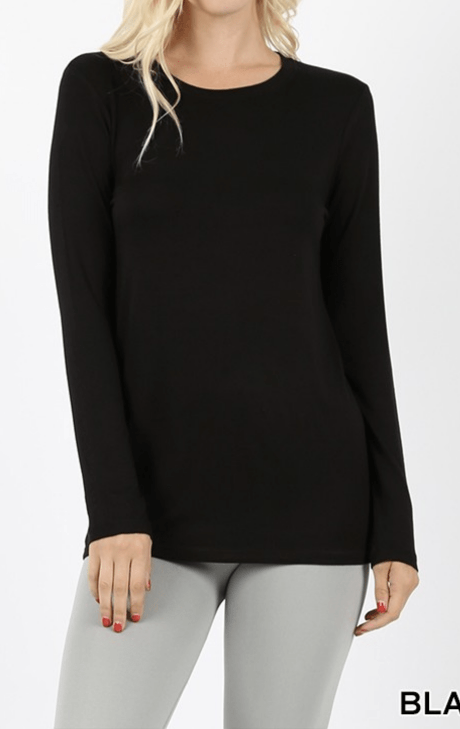 PREMIUM RAYON LONG SLEEVE ROUND NECK TEE Kabayare