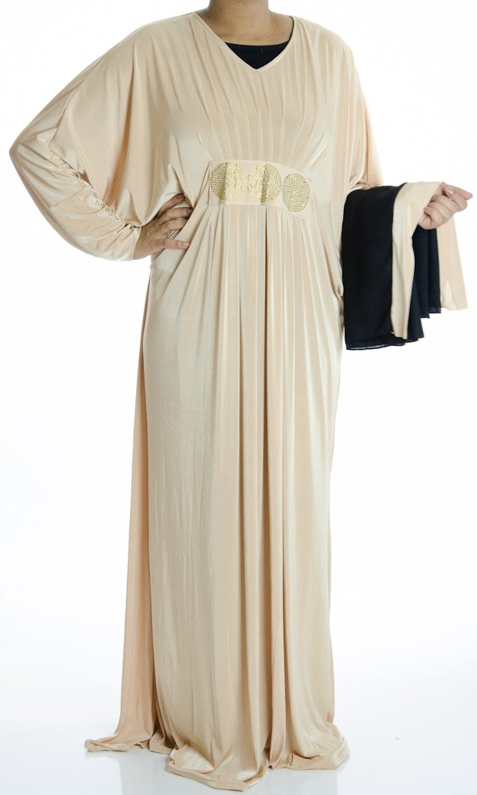 pretty in Paige Butterfly Jersey Abaya Kabayare