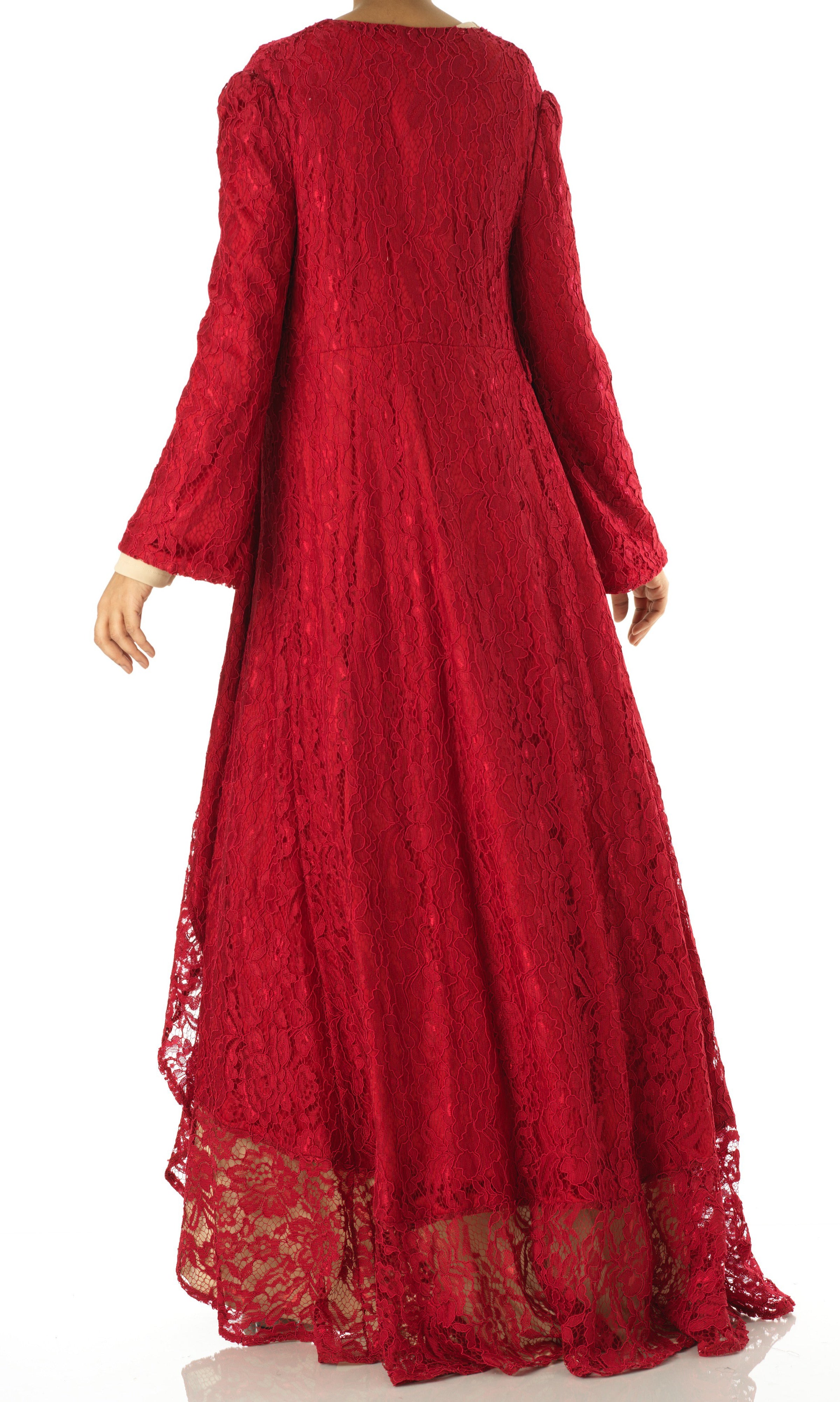 pretty lace wrapped maxi cardigan Kabayare