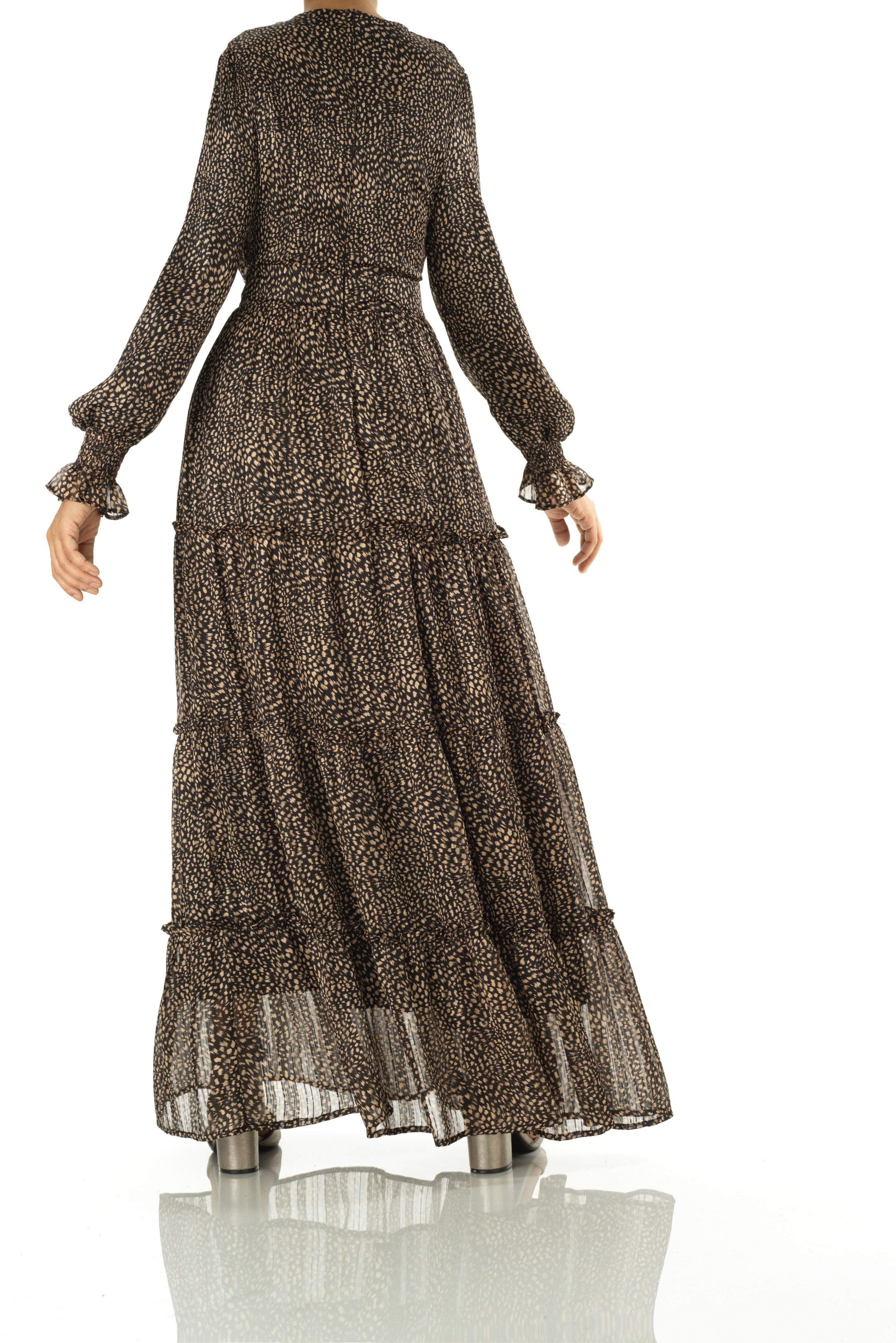 Pretty Petite tiered maxi dress Kabayare