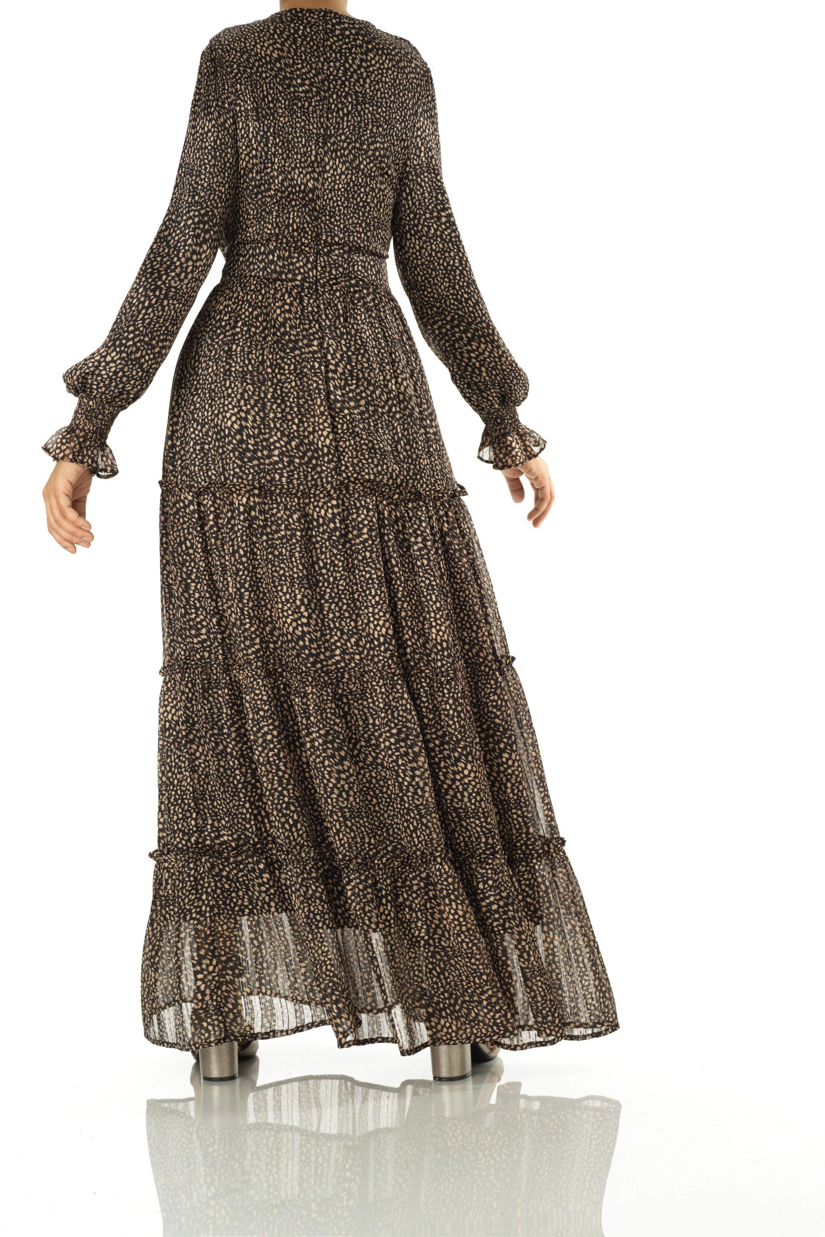 Pretty Petite tiered maxi dress Kabayare