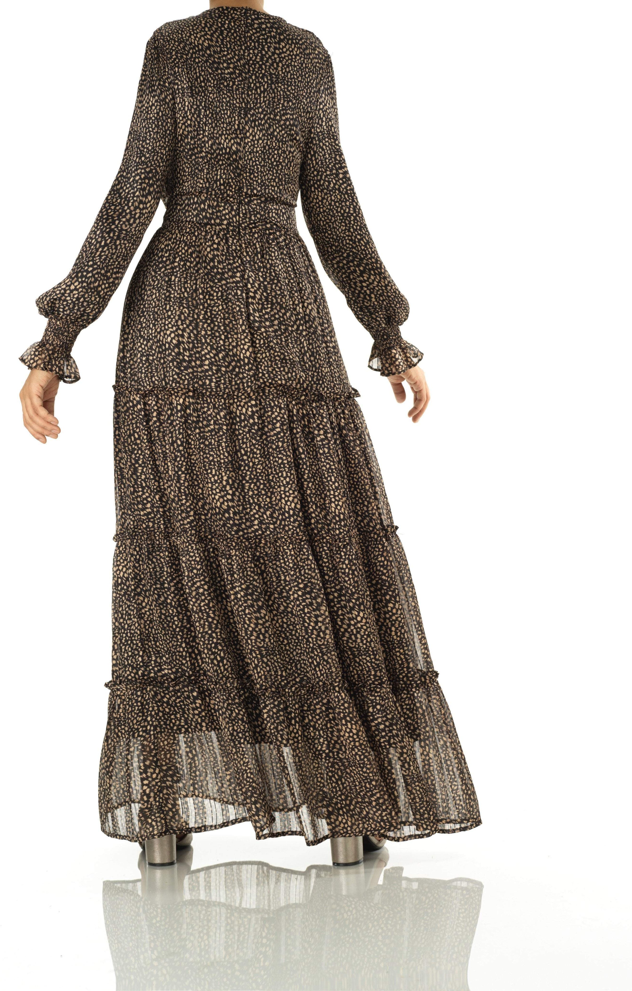 Pretty Petite tiered maxi dress Kabayare