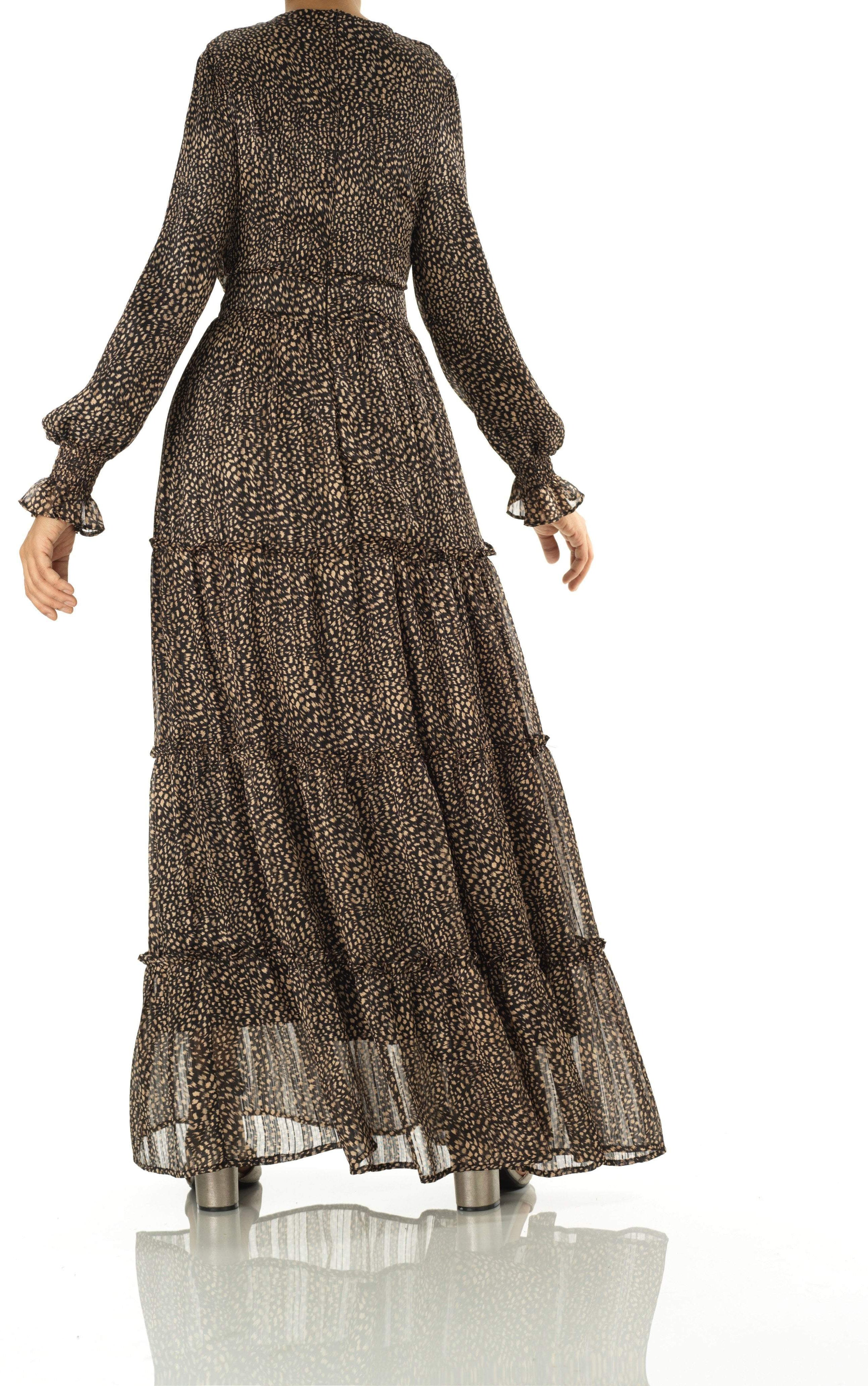 Pretty Petite tiered maxi dress Kabayare