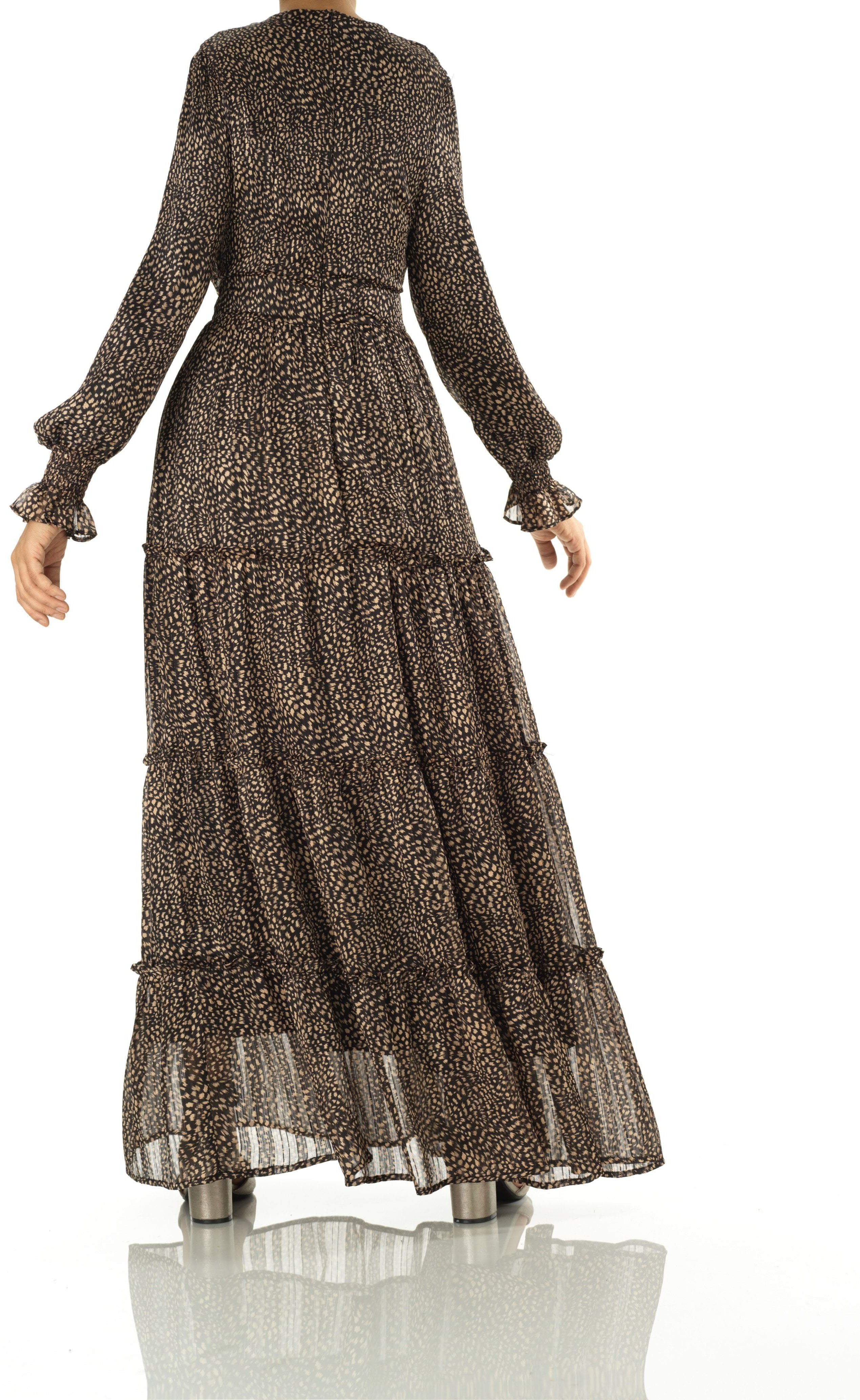 Pretty Petite tiered maxi dress Kabayare