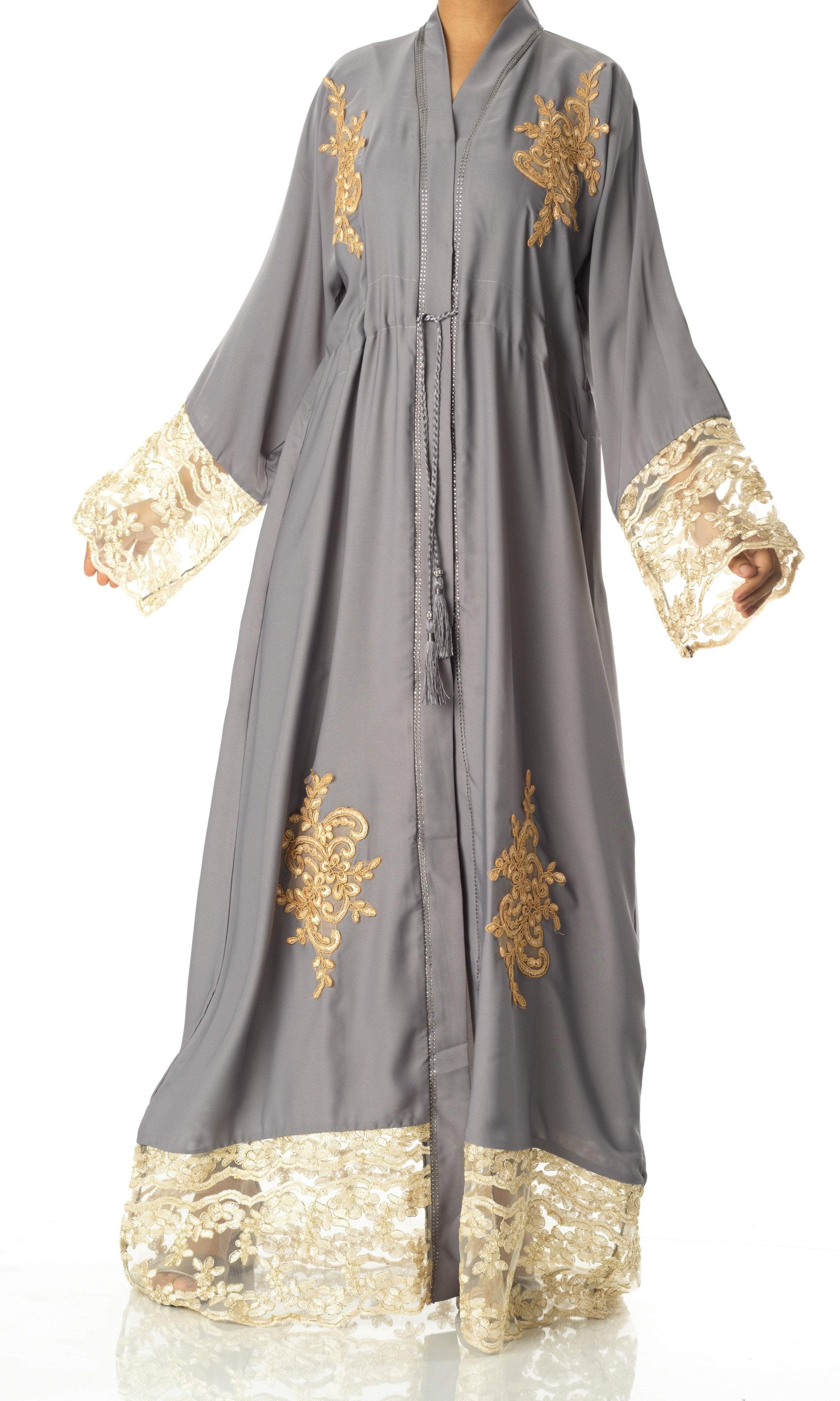 princess ahlam golden patch abaya Kabayare