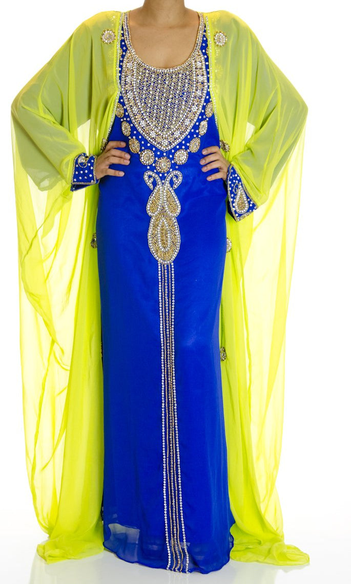 Princess Aisha Swarovski Kaftan Kabayare