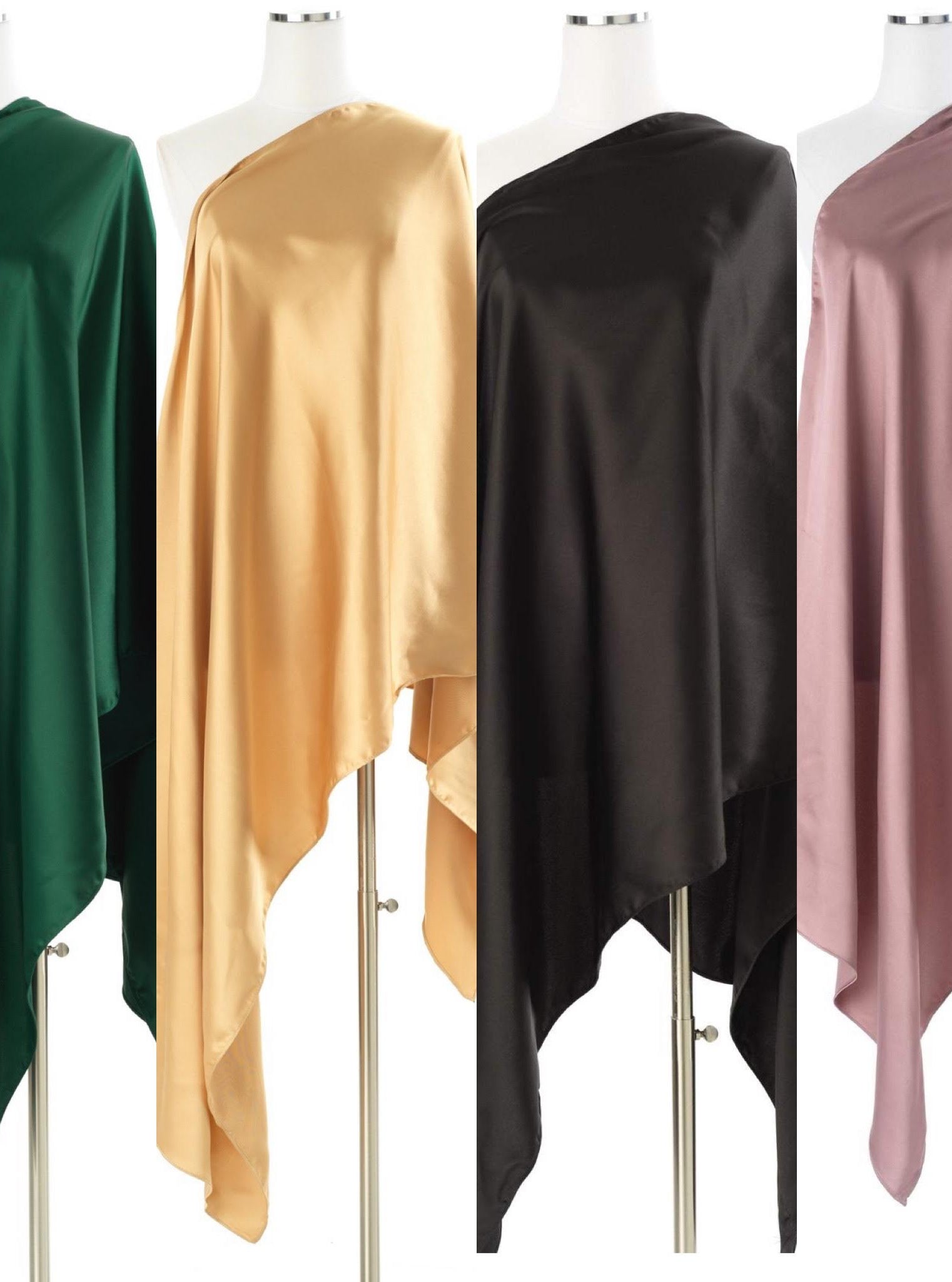 Pure luxury satin Hijab Kabayare