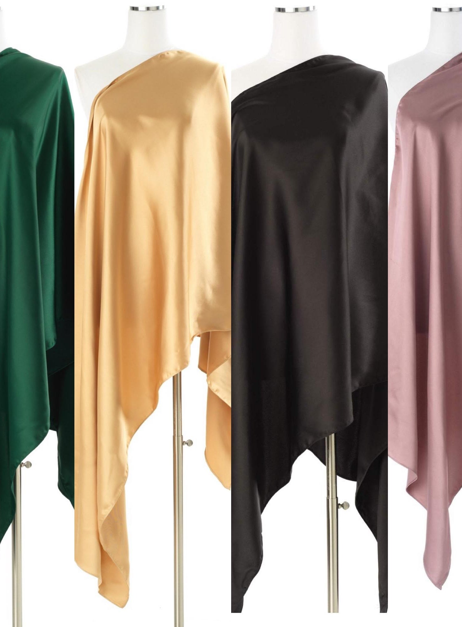 Pure luxury satin Hijab Kabayare