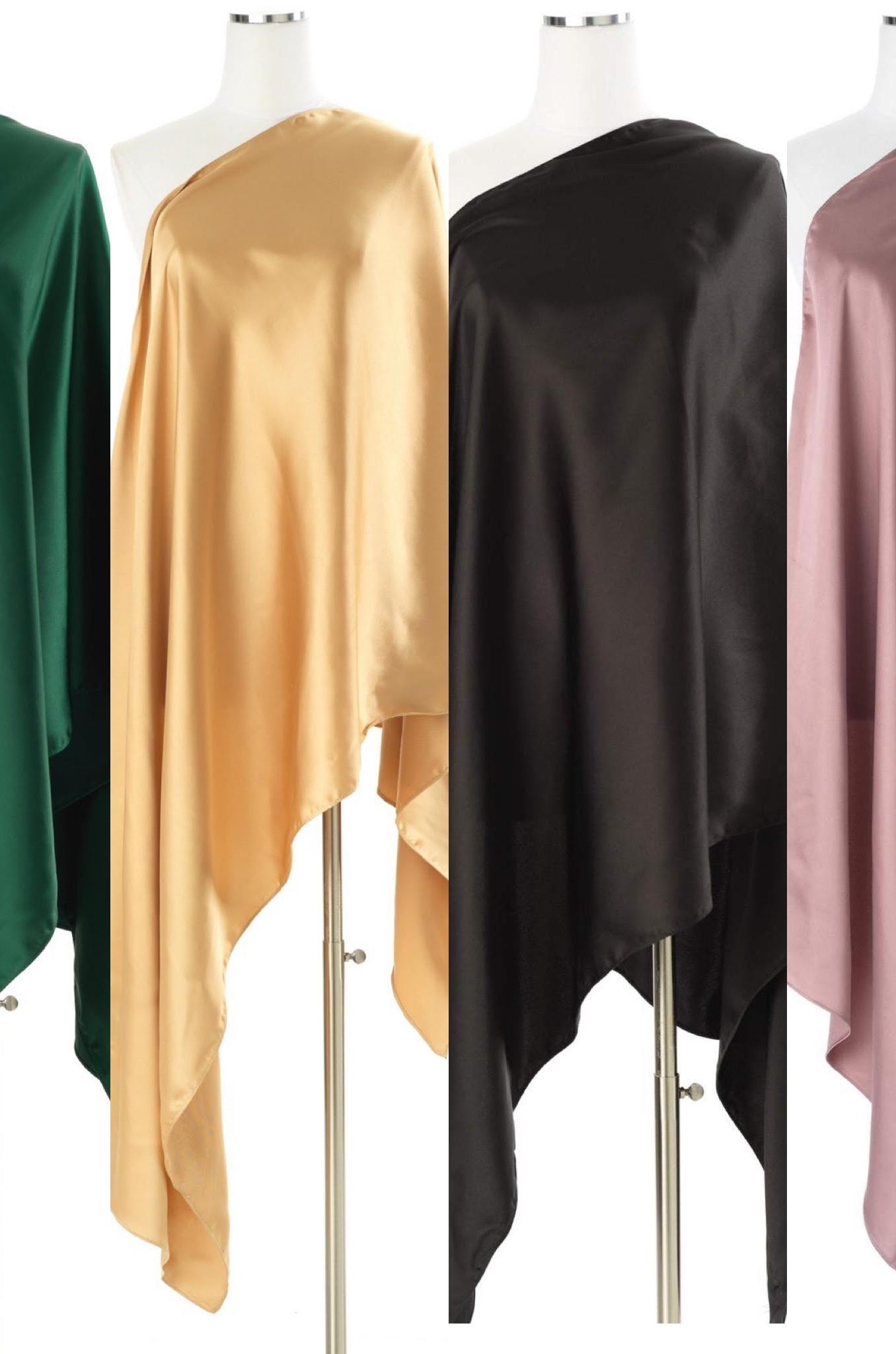 Pure luxury satin Hijab Kabayare