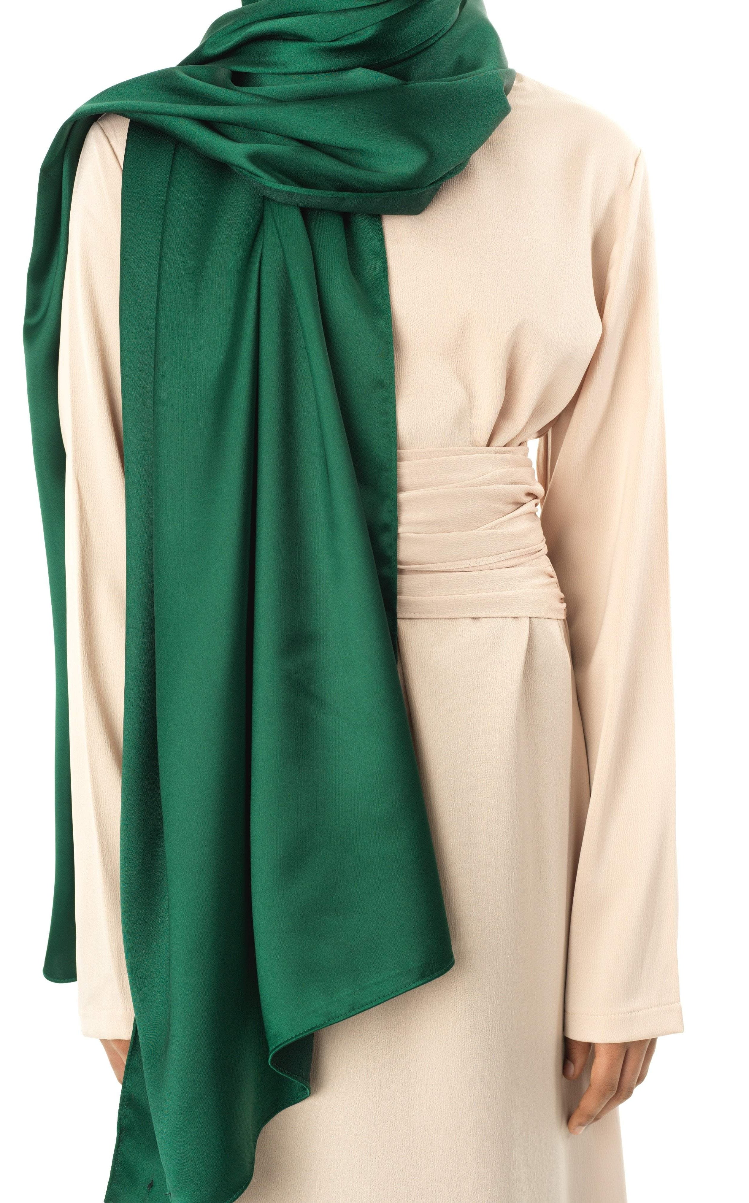Pure luxury satin Hijab Kabayare