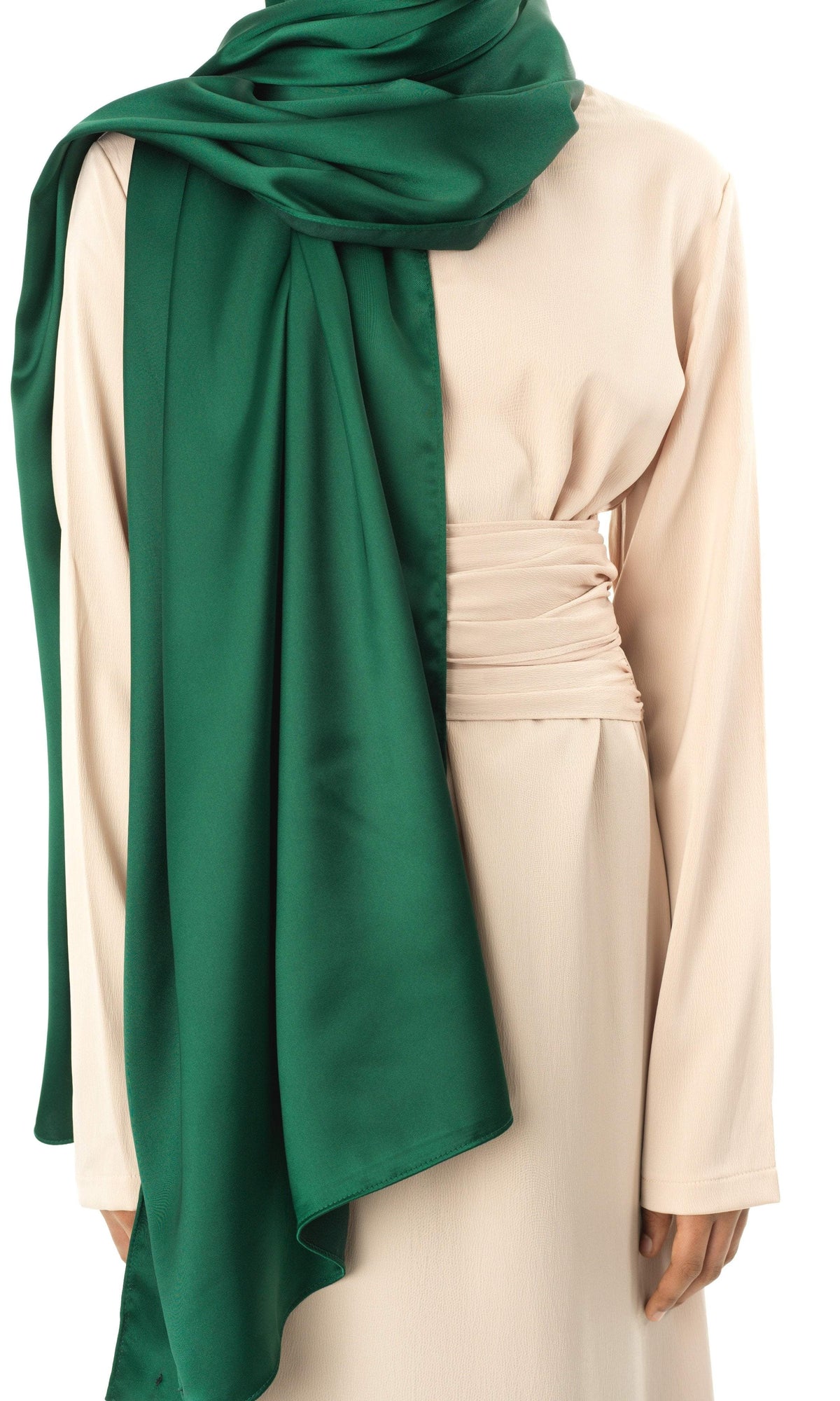 Pure luxury satin Hijab Kabayare