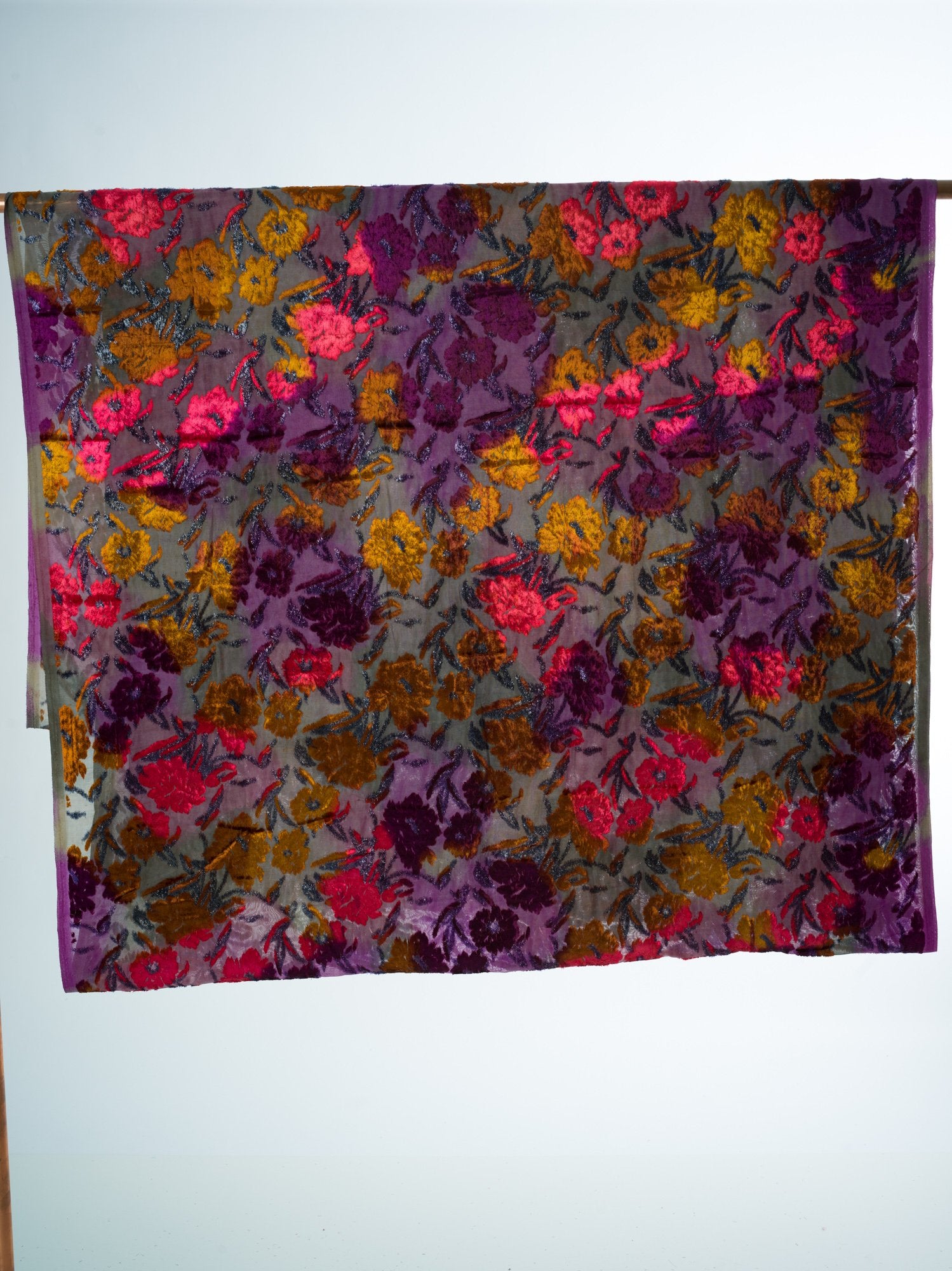 Purple and coral colorful Maqbal Dirac Kabayare