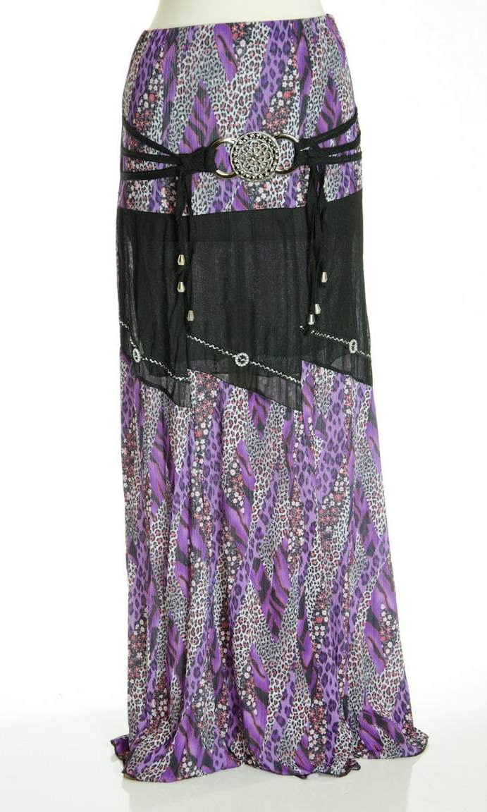 Purple Animal Lace Skirt Kabayare