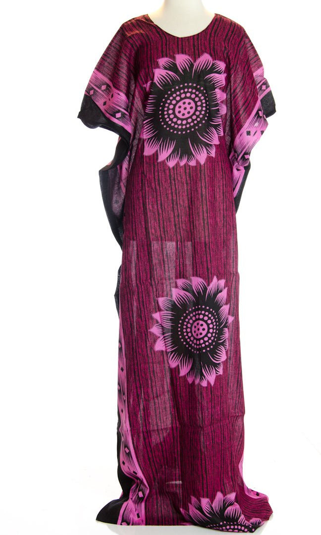Purple bamboo stem bati dress Kabayare