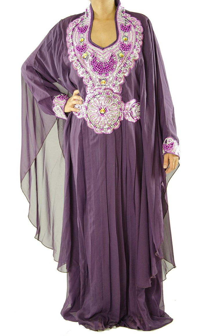 Purple Fancy Jilabiya Kabayare