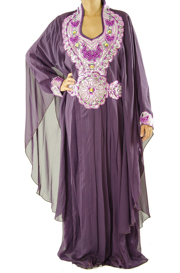 Purple Fancy Jilabiya Kabayare