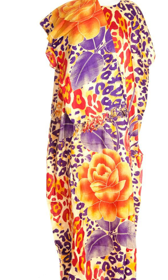 Purple Henna Floral Bati & Gabasaar Kabayare