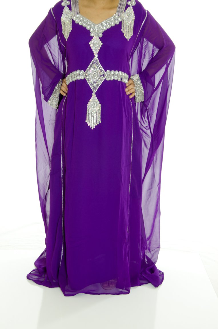 Purple JILABIYA KHALEEJI Kabayare