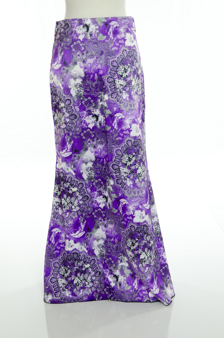 Purple Paisley Skirt Kabayare