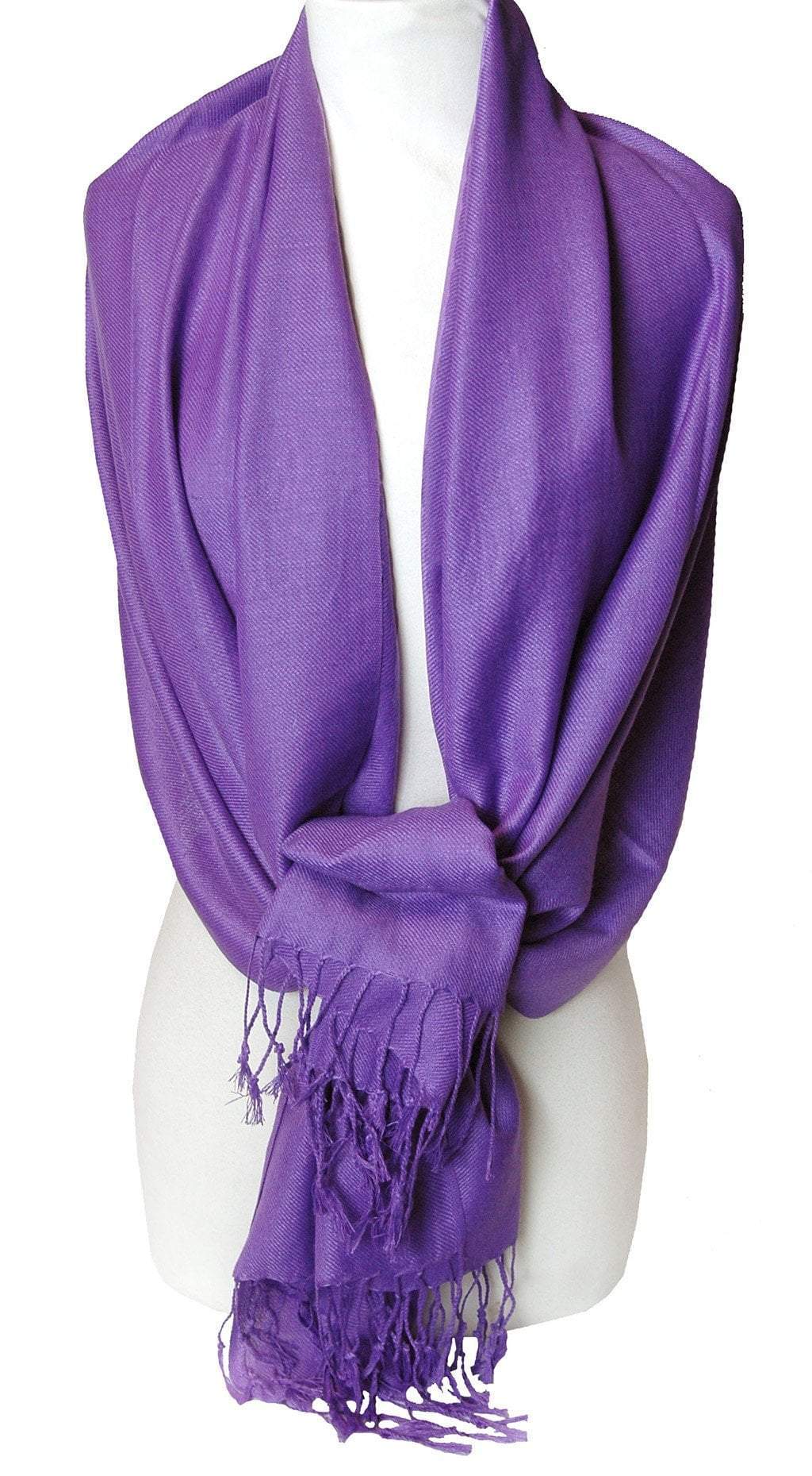 Purple Pashmina Scarf Kabayare