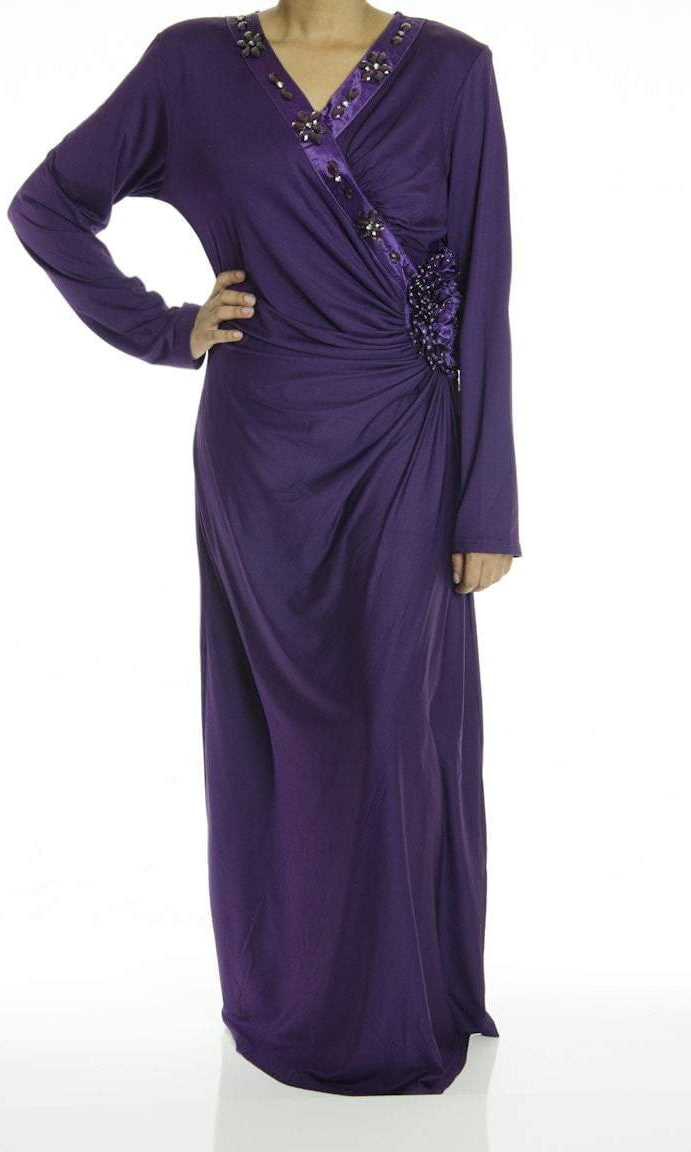 Purple Rose Gemstone dress Kabayare