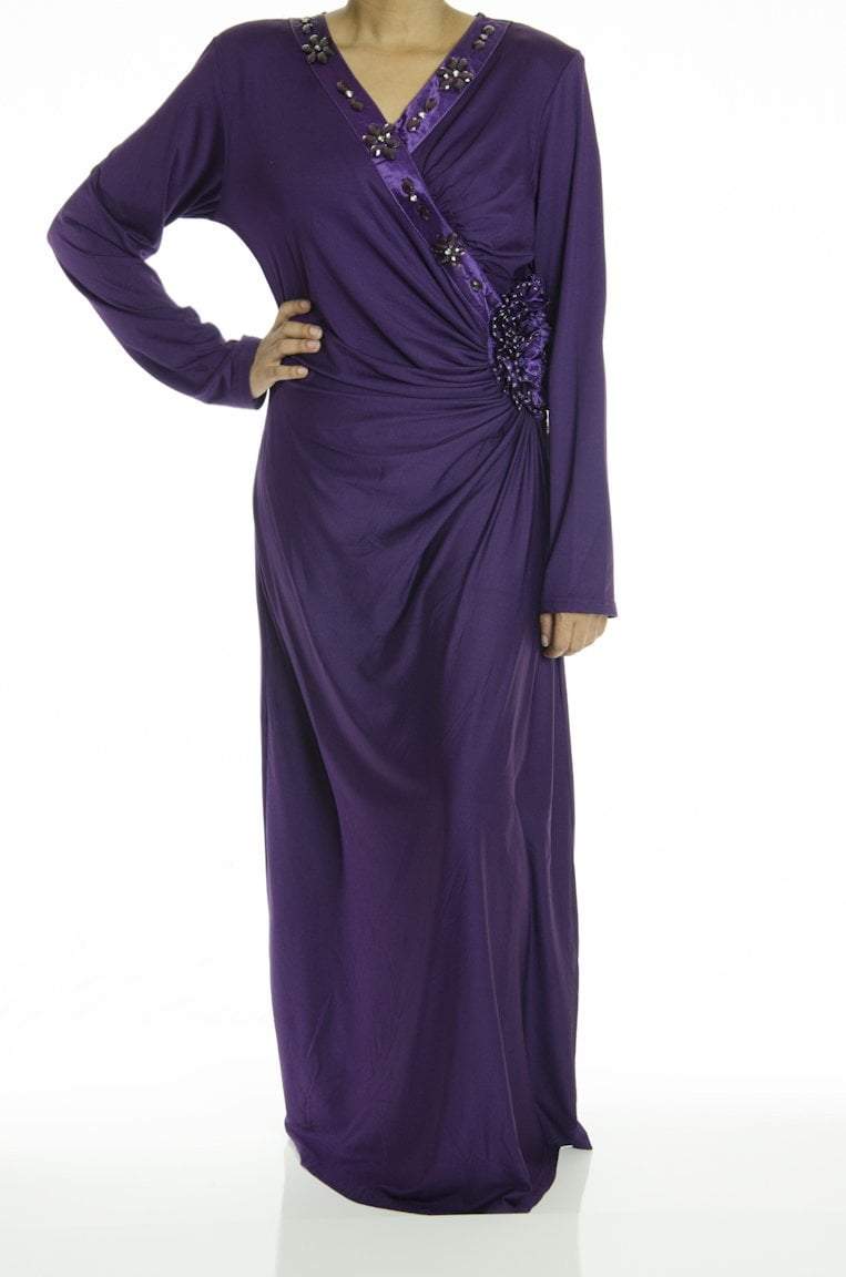 Purple Rose Gemstone dress Kabayare