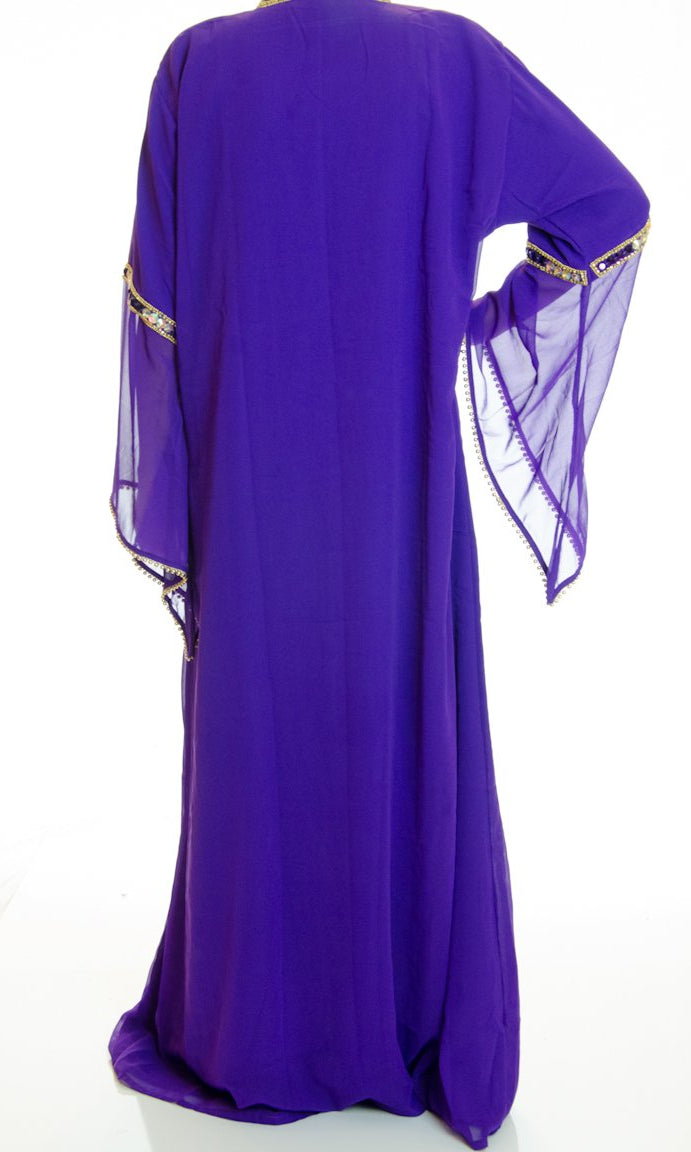 Purple Ruby Khaleeji Dress Kabayare