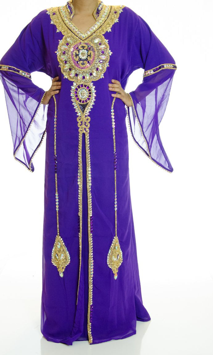 Purple Ruby Khaleeji Dress Kabayare