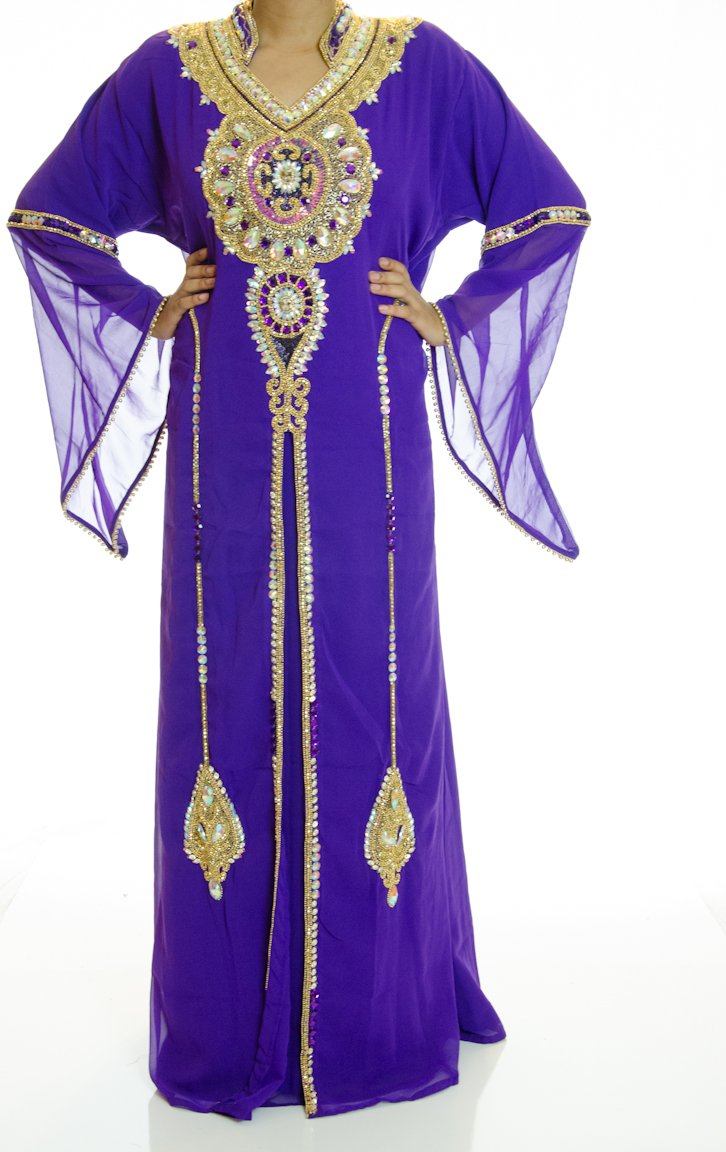 Purple Ruby Khaleeji Dress Kabayare