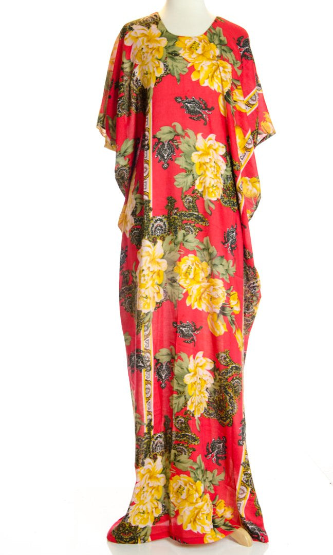 Red dragonfly bati dress Kabayare