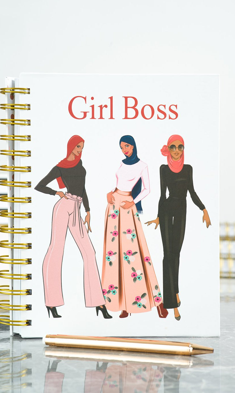 Red Girl Boss notebook Kabayare