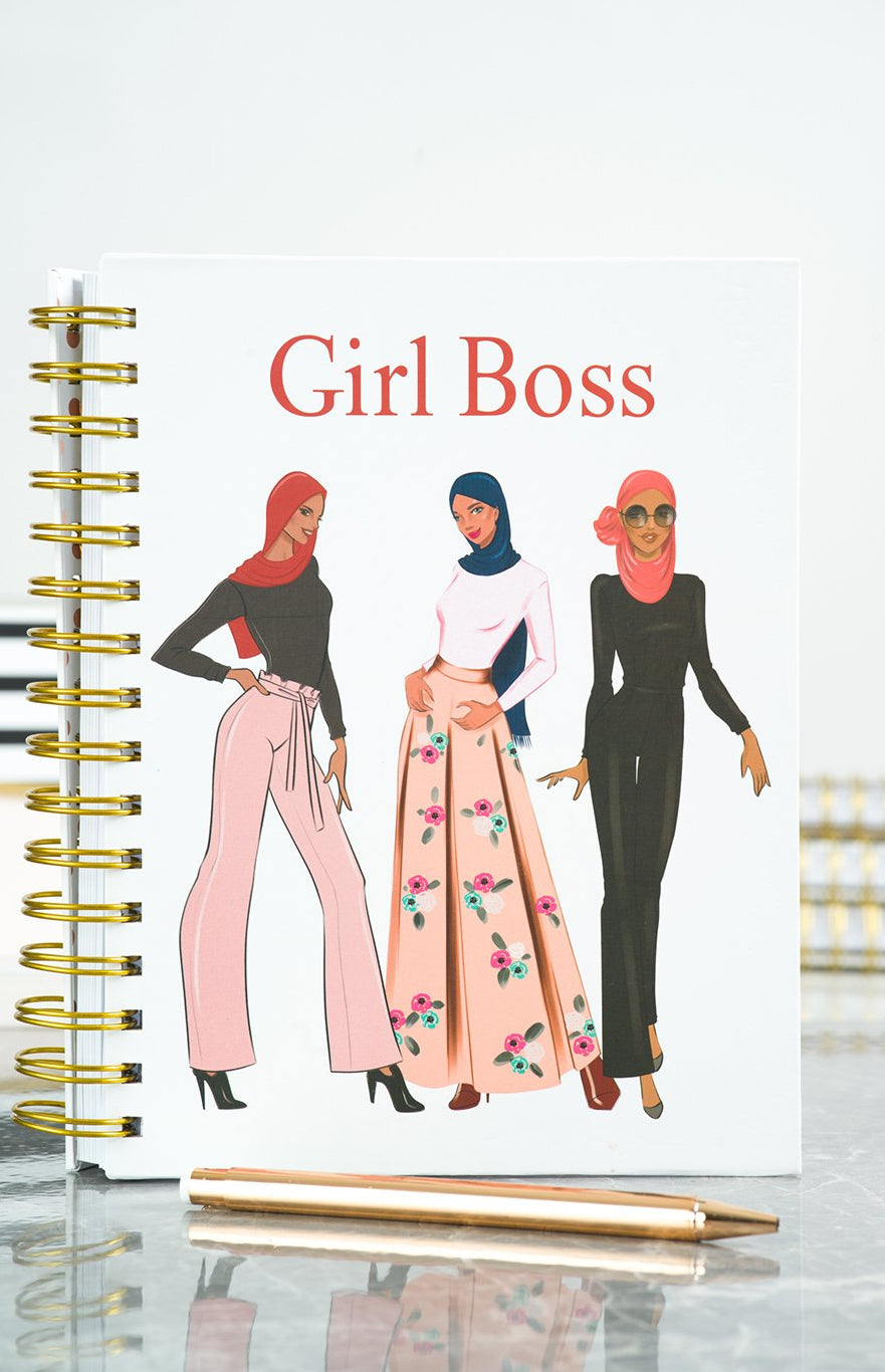 Red Girl Boss notebook Kabayare