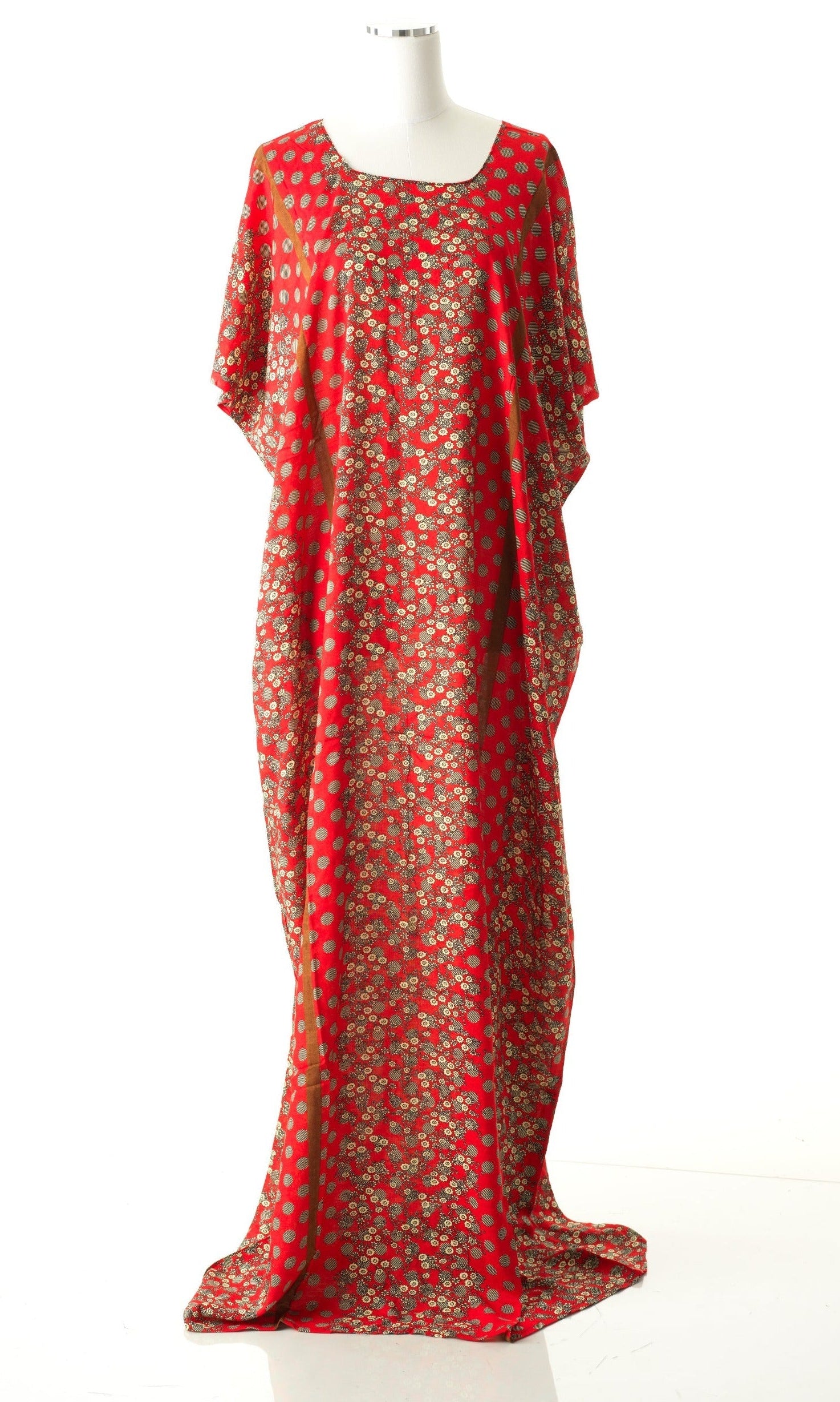 Red Lobelia bati dress Kabayare