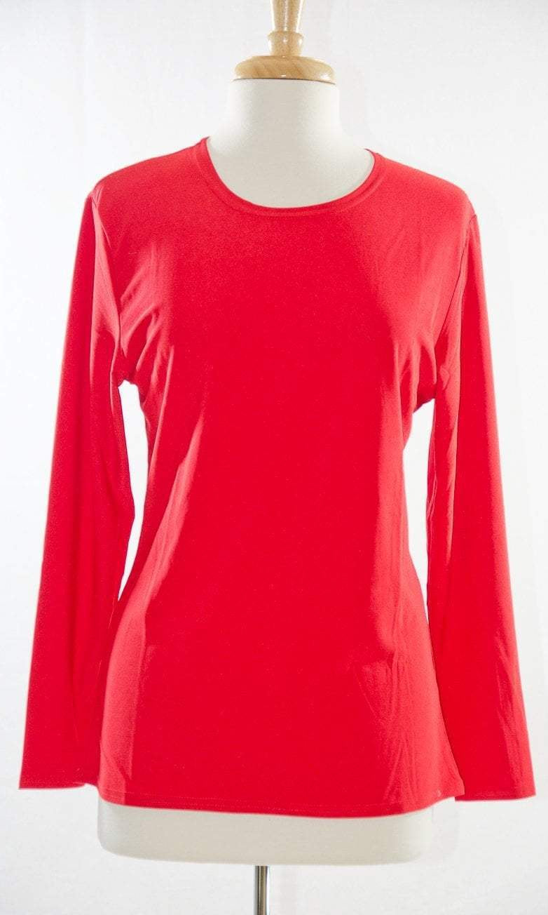 Red Long Sleeve Shirt Kabayare
