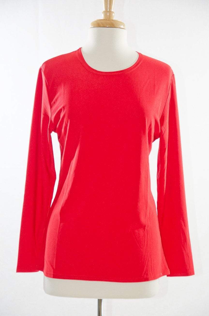 Red Long Sleeve Shirt Kabayare